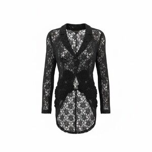 Comme des Garcons black lace jacket
